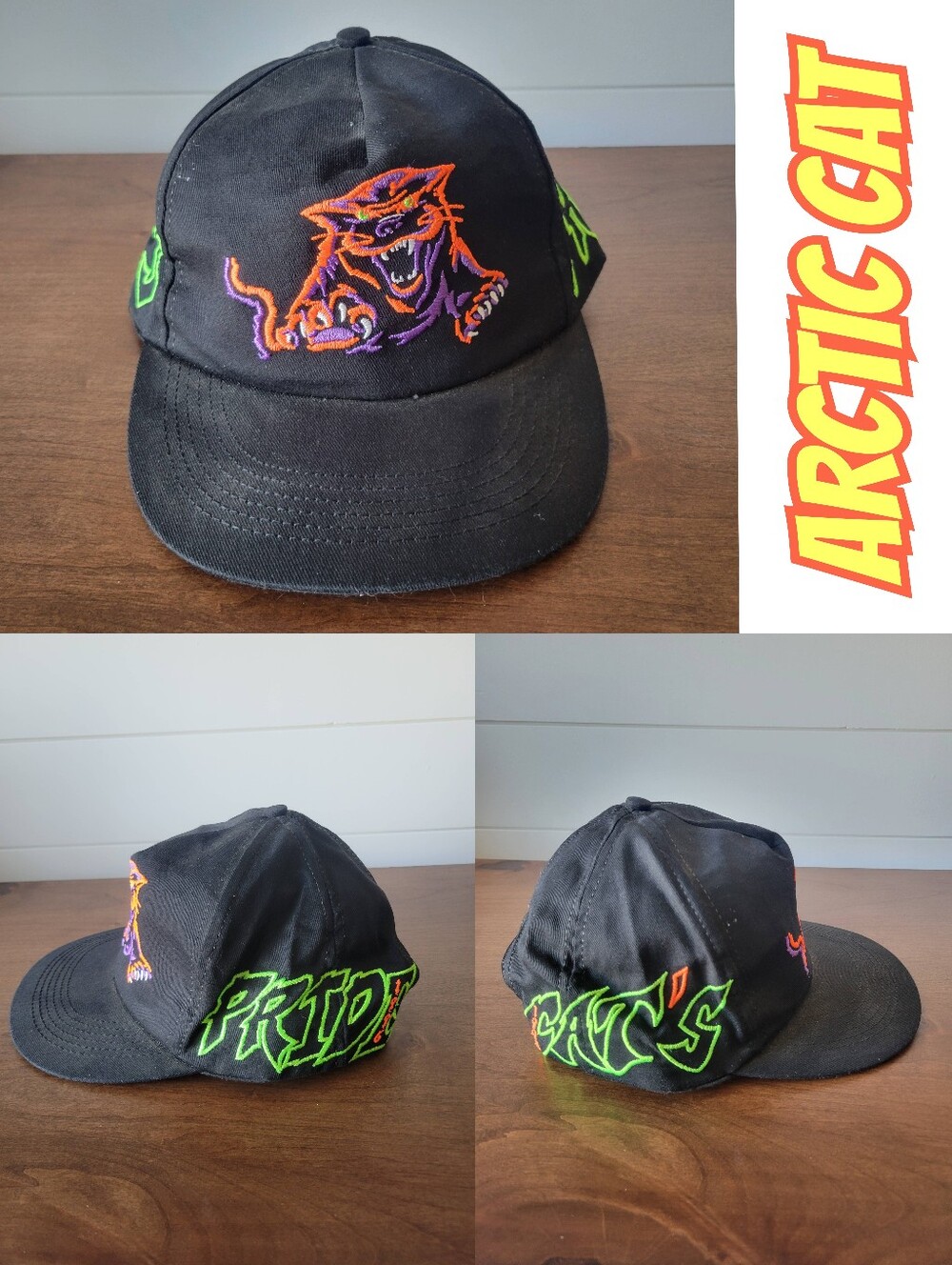 Vintage 90s Arctic Cat Hat Snapback OS